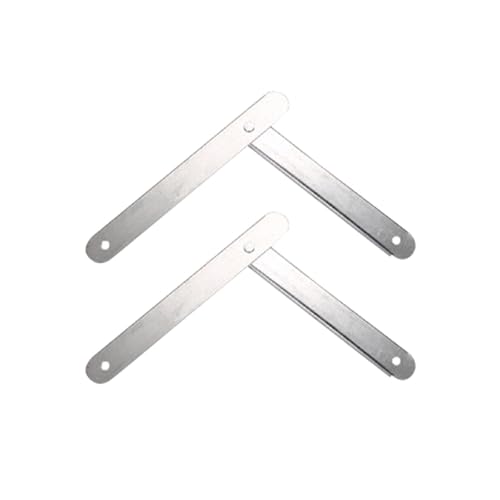 mophrati 2 Stück einfache Installation Trittstange rostfrei und exquisite Handwerksstabilität Legierung Leiter Scharnier Trittleitern Korrosionsschutz von mophrati