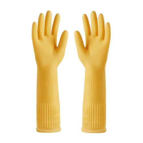 mophrati 2X Gummihandschuhe Küchenhelfer Gartenwerkzeug Verlängerung Keine Leckage Haushaltszubehör Waschhandschuh Geschirrspülhandschuh von mophrati