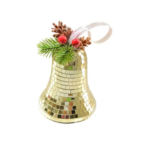 mophrati Glocke Weihnachten mit Gold und Easy ll, Farbschemata, für Weihnachtsbaum Urlaub Home Decor, und Zubehör, Golden von mophrati