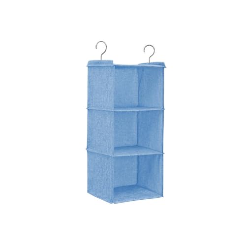 mophrati Hängeschrank Mehrschichtiger Kleidungs Organizer Taschenregal Schlafzimmer Doppelhaken Kleiderschrank Atmungsaktives Sortierkoffer Rack, Blau 3 Schichten mophrati Hängeschrank Mehrschichtiger Kleidungs Organizer Taschenregal Schlafzimmer Doppelhaken Kleiderschrank Atmungsaktives Sortierkoffer Rack, Blau 3 Schichten von mophrati