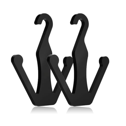 mophrati Packung mit 2 Fahrrad Schuhbügeln zum Aufhängen von Schuhtrocknern mit Doppelhaken, tragbar, Haushalt, Hotel, Fitnessstudio, Organisationshalter von mophrati