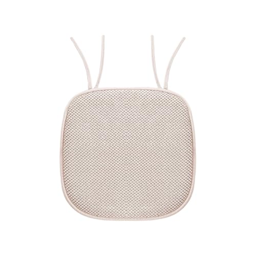 mophrati Plush Seat Cushions with Thickened Memory Cotton Sponge for Für Ultimate Support and Anti Slide Adhesive Base is Stable, Elfenbein, 40 * 40cm von mophrati