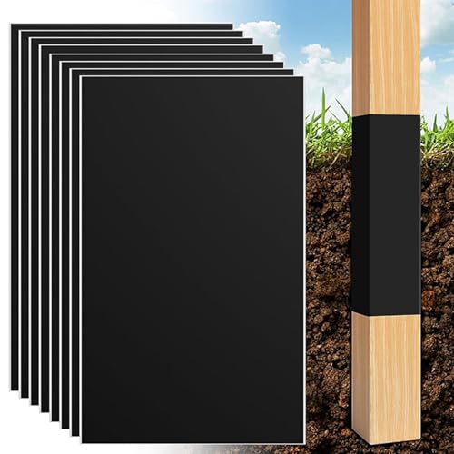 mophrati Schutzhülle für Zaunpfosten, Pfostenschoner für Holz und Kunststoffzäune, Zaunpfosten Umhüllung, Briefkastenpfostenschutz mophrati Schutzhülle für Zaunpfosten, Pfostenschoner für Holz und Kunststoffzäune, Zaunpfosten Umhüllung, Briefkastenpfostenschutz von mophrati