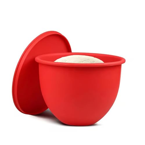 mophrati Silikon Einsätze für 5 Qt Mixer mit kippbarem Kopf, Ersatz Mixerschüsseln, geeignet für Silicagel Silikonschüsseleinsatz, Rot von mophrati