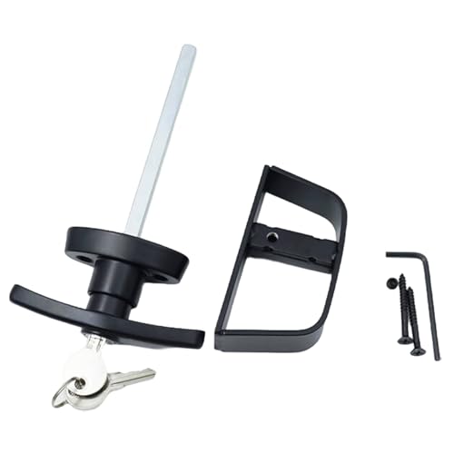 mophrati Verstellbarer Schaft T Griff Verriegelungssatz Einfache Zugangskontrolle für Schuppentüren AdjustableStem Zinklegierung Hochleistungs Zinklegierung, MS333 5.5 Zoll von mophrati