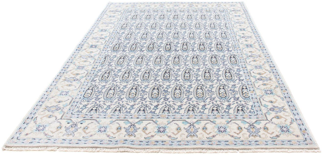 Designteppich Designer Bordüre Beige 240 x 169 cm, morgenland, rechteckig, Höhe: 8 mm, Unikat mit Zertifikat von morgenland