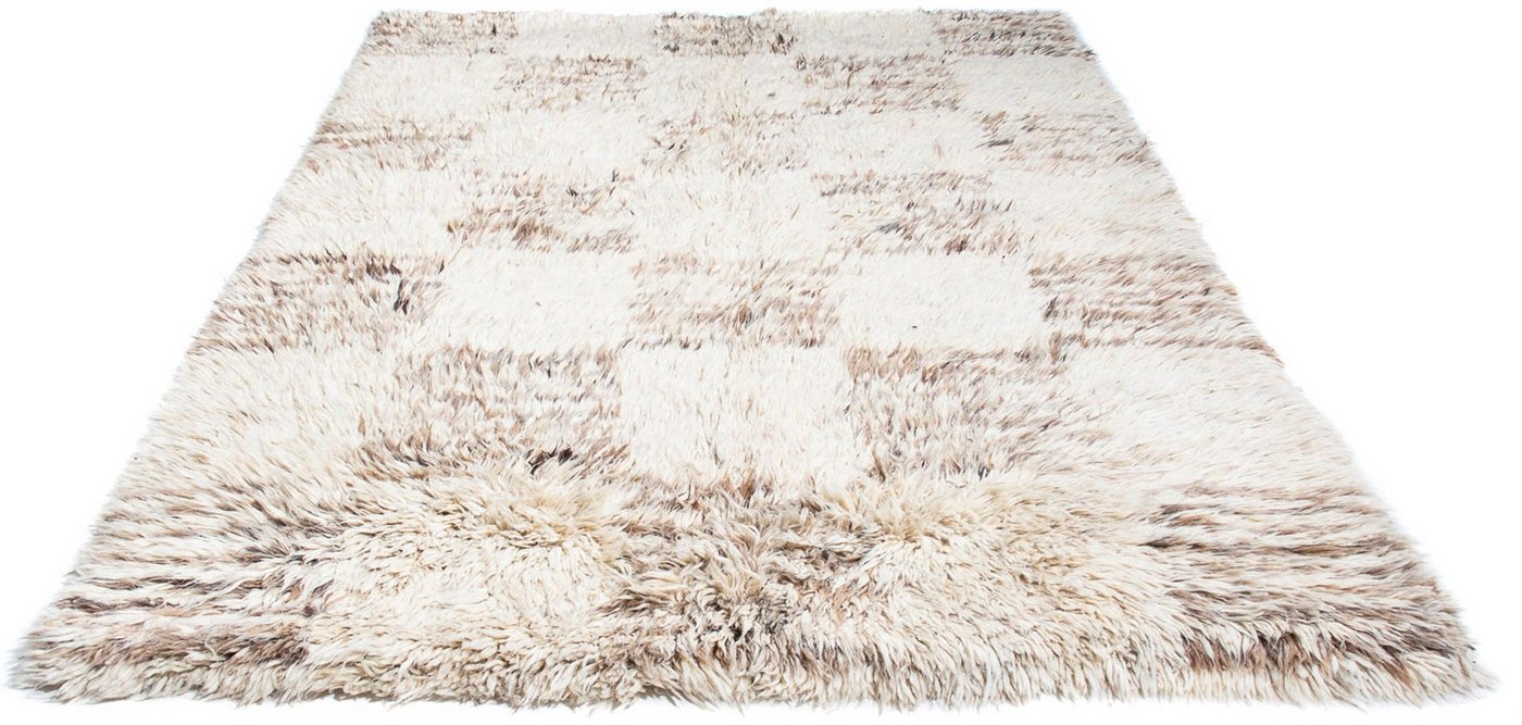 Hochflor-Teppich Hochflor - 243 x 172 cm - beige, morgenland, rechteckig, Höhe: 25 mm, Wohnzimmer, Einzelstück von morgenland