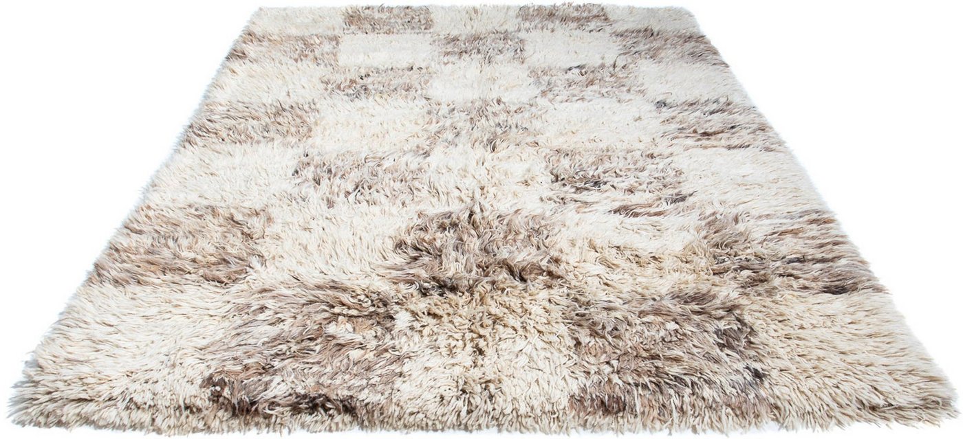 Hochflor-Teppich Hochflor - 252 x 172 cm - beige, morgenland, rechteckig, Höhe: 25 mm, Wohnzimmer, Einzelstück von morgenland