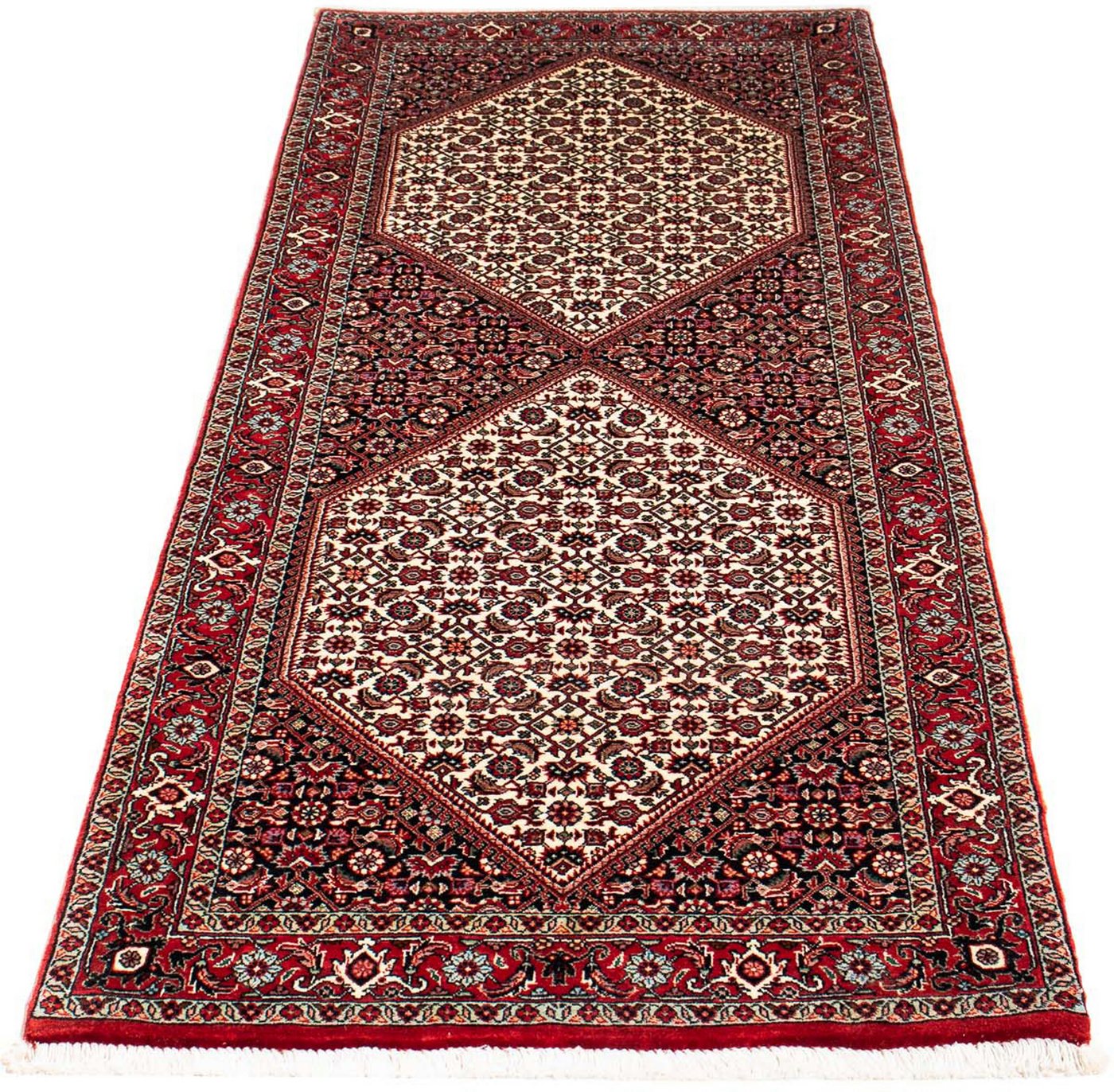 Orientteppich Perser - Bidjar - 205 x 76 cm - mehrfarbig, morgenland, rechteckig, Höhe: 15 mm, Wohnzimmer, Handgeknüpft, Einzelstück mit Zertifikat von morgenland