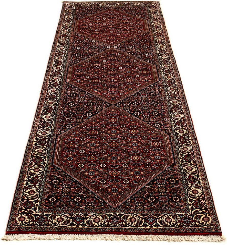 Orientteppich Perser - Bidjar - 292 x 83 cm - mehrfarbig, morgenland, rechteckig, Höhe: 15 mm, Wohnzimmer, Handgeknüpft, Einzelstück mit Zertifikat von morgenland