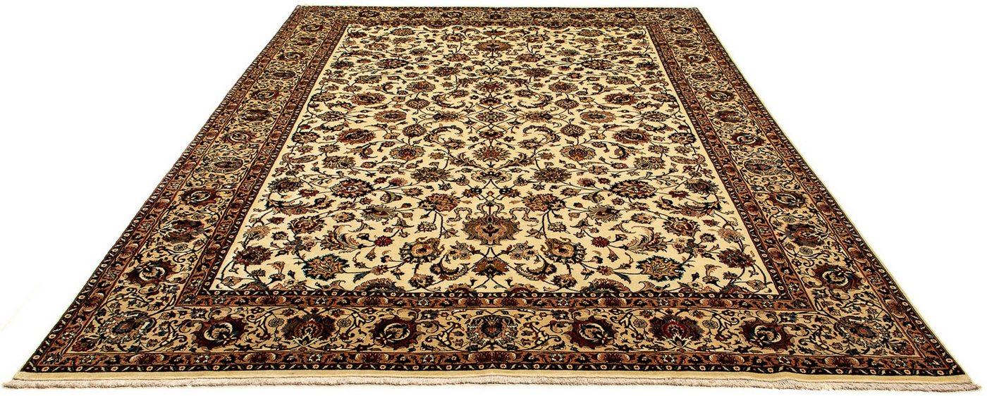 Orientteppich Perser - Classic - 342 x 246 cm - beige, morgenland, rechteckig, Höhe: 10 mm, Wohnzimmer, Handgeknüpft, Einzelstück mit Zertifikat von morgenland