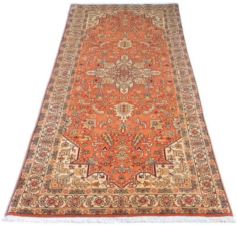 Orientteppich Perser - Täbriz - Royal - 215 x 82 cm - rost, morgenland, rechteckig, Höhe: 7 mm, Wohnzimmer, Handgeknüpft, Einzelstück mit Zertifikat von morgenland