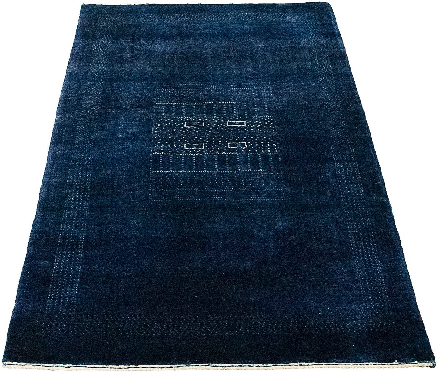 Orientteppich Ziegler - 132 x 75 cm - dunkelblau, morgenland, rechteckig, Höhe: 6 mm, Wohnzimmer, Handgeknüpft, Einzelstück mit Zertifikat von morgenland