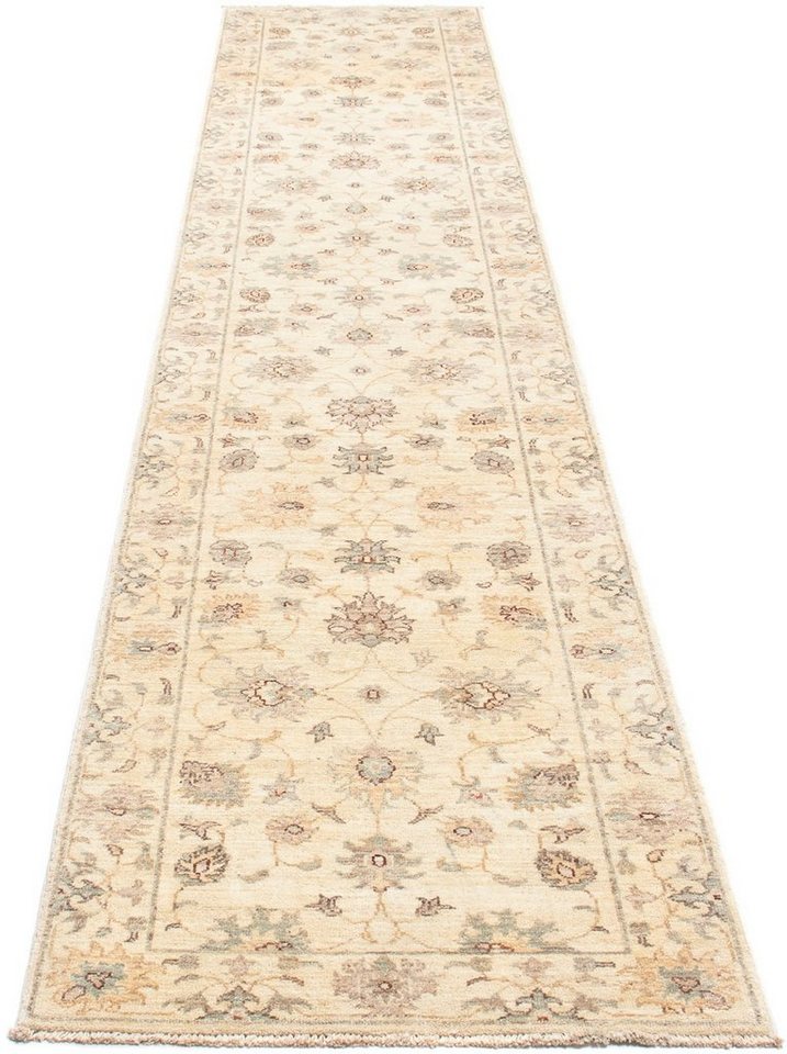 Orientteppich Ziegler - 392 x 75 cm - beige, morgenland, rechteckig, Höhe: 6 mm, Wohnzimmer, Handgeknüpft, Einzelstück mit Zertifikat von morgenland