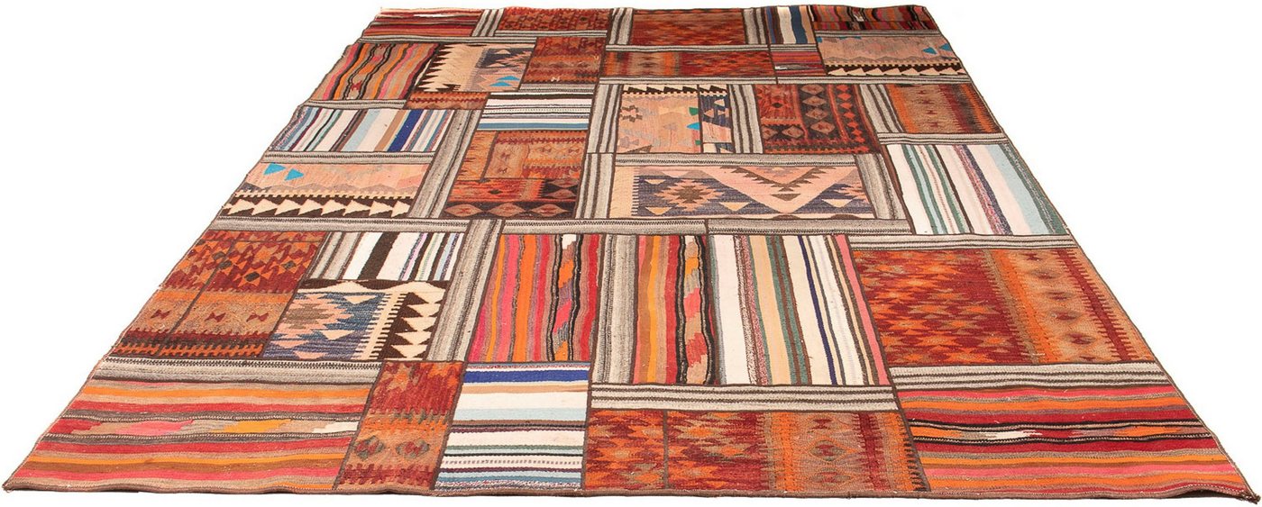 Teppich Patchwork - 350 x 250 cm - mehrfarbig, morgenland, rechteckig, Höhe: 7 mm, Wohnzimmer, Einzelstück von morgenland