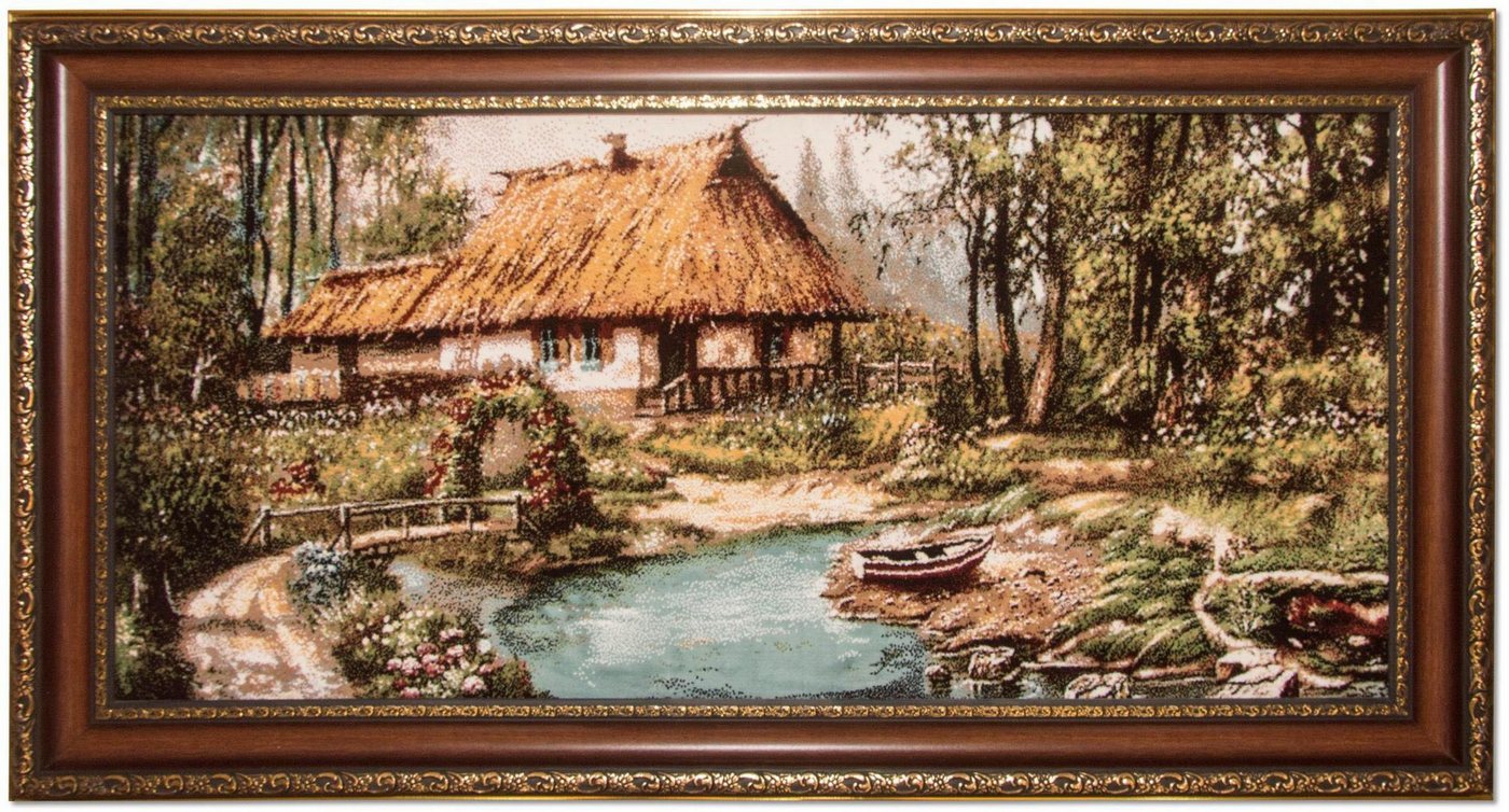 Wandteppich Bild-Teppich Figurativ 110 x 60 cm, morgenland, rechteckig, Höhe: 6 mm, besonders weich durch Microfaser von morgenland