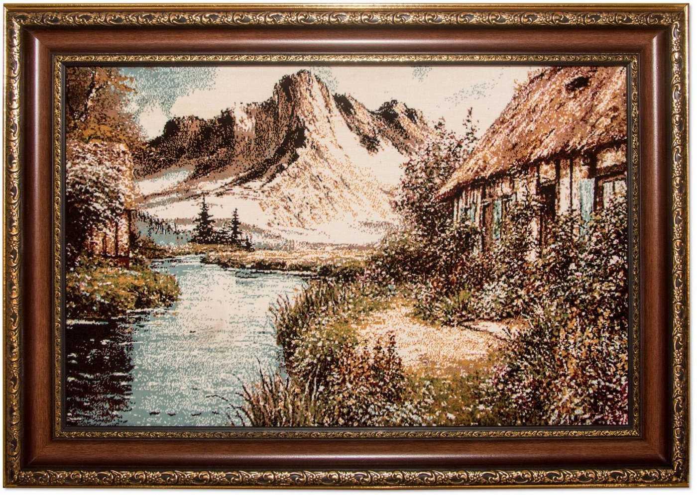 Wandteppich Bild-Teppich Figurativ 85 x 60 cm, morgenland, rechteckig, Höhe: 6 mm, besonders weich durch Microfaser von morgenland