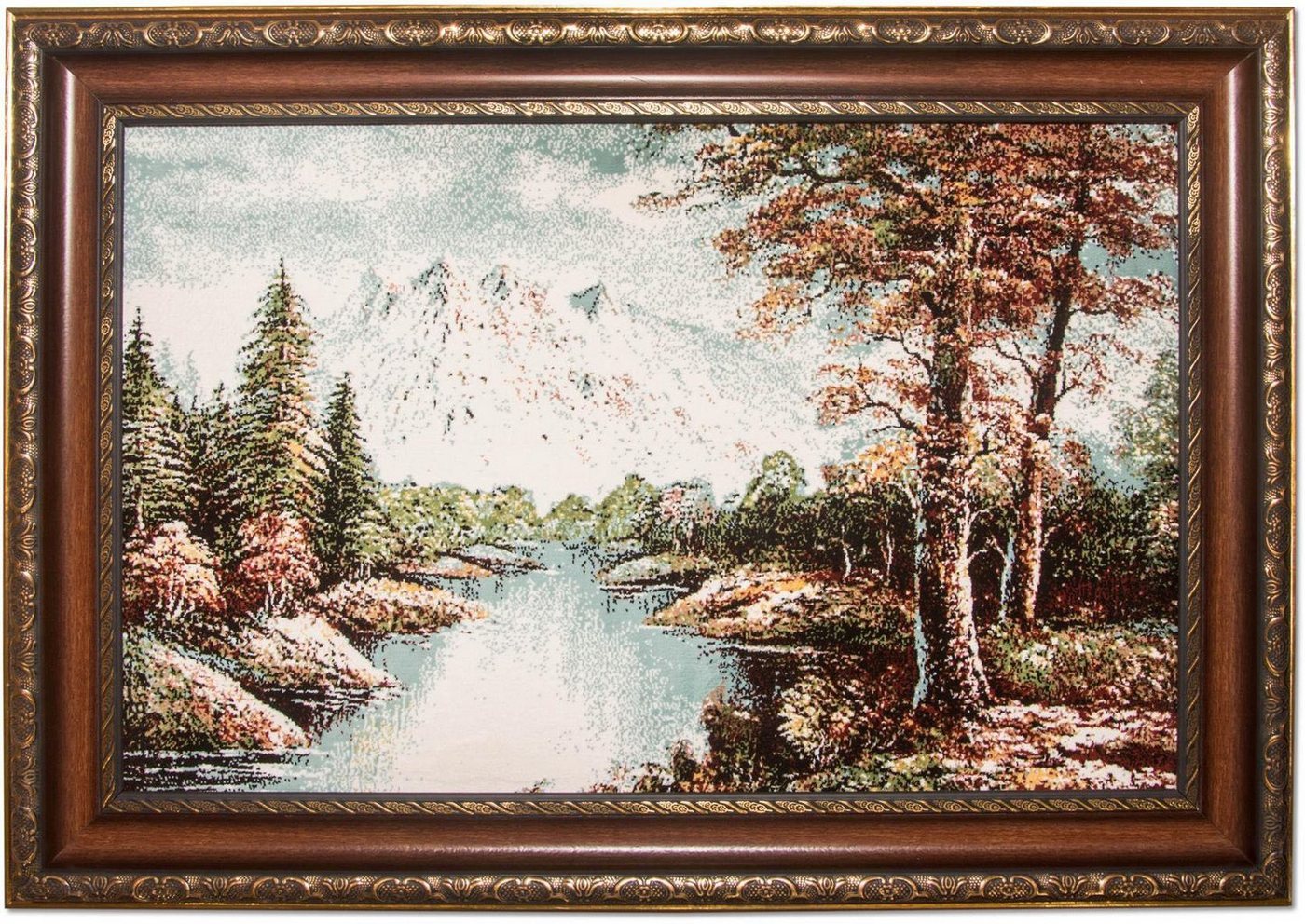 Wandteppich Bild-Teppich Figurativ 85 x 60 cm, morgenland, rechteckig, Höhe: 6 mm, besonders weich durch Microfaser von morgenland