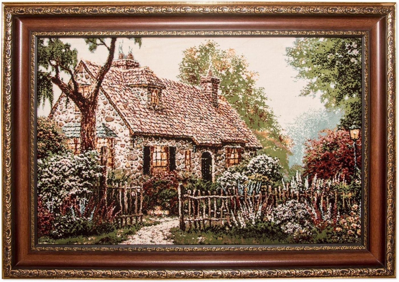 Wandteppich Bild-Teppich Figurativ 85 x 60 cm, morgenland, rechteckig, Höhe: 6 mm, besonders weich durch Microfaser von morgenland