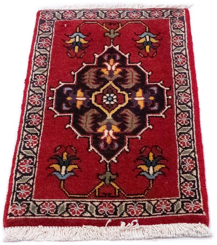 Wollteppich Ardebil Teppich handgeknüpft rot, morgenland, quadratisch, Höhe: 8 mm, handgeknüpft von morgenland