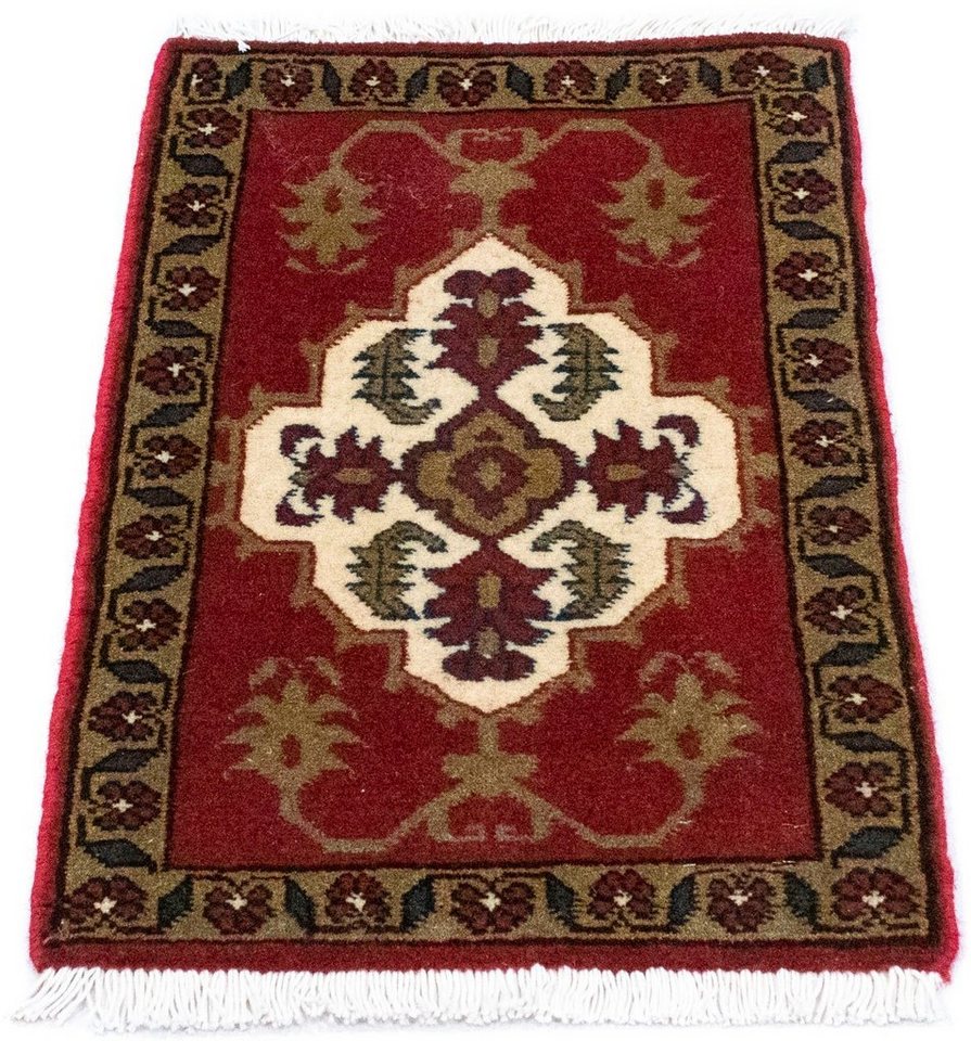 Wollteppich Ardebil Teppich handgeknüpft rot, morgenland, quadratisch, Höhe: 8 mm, handgeknüpft von morgenland