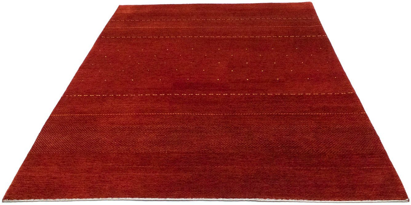 Wollteppich Gabbeh Bordüre Rosso 234 x 171 cm, morgenland, rechteckig, Höhe: 18 mm, Unikat mit Zertifikat von morgenland
