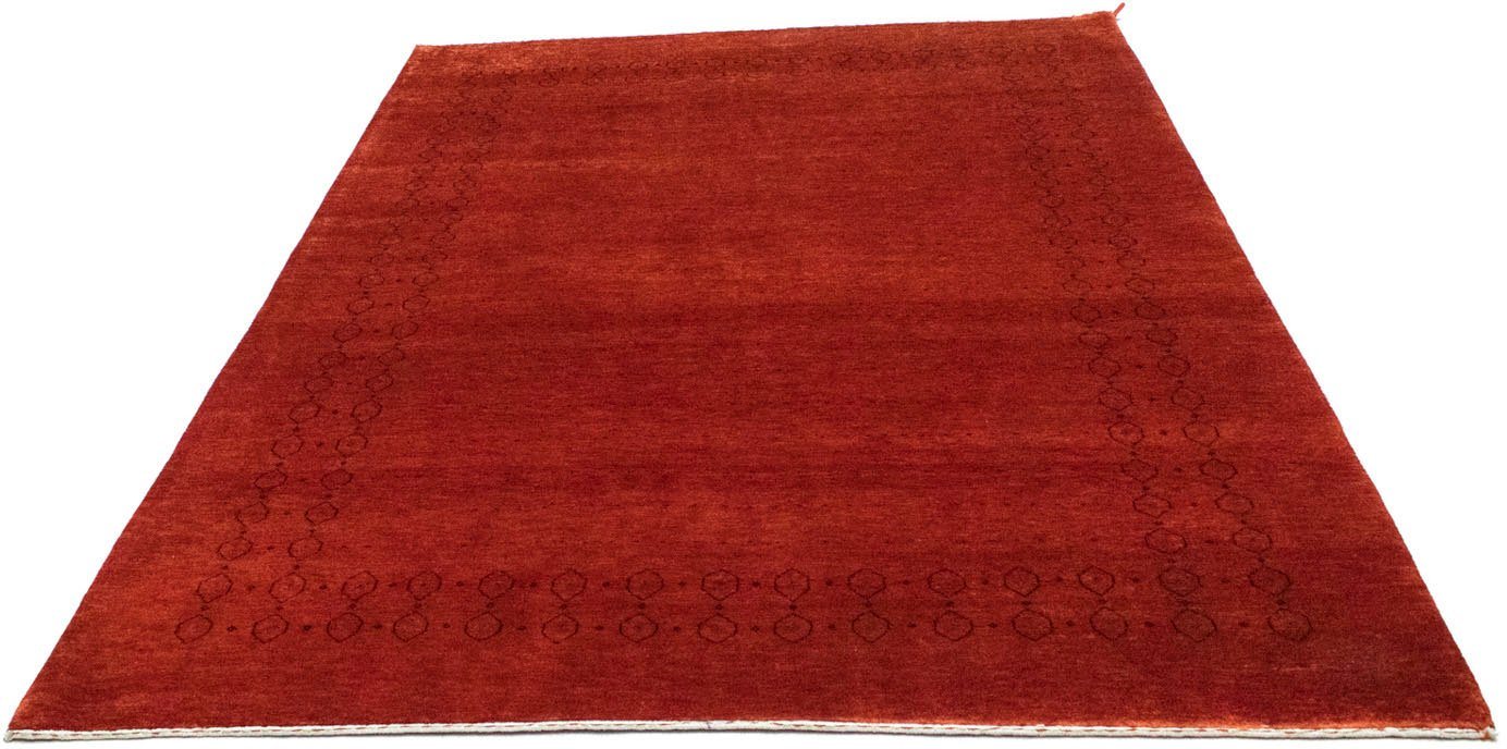 Wollteppich Gabbeh Bordüre Rosso 244 x 177 cm, morgenland, rechteckig, Höhe: 18 mm, Unikat mit Zertifikat von morgenland