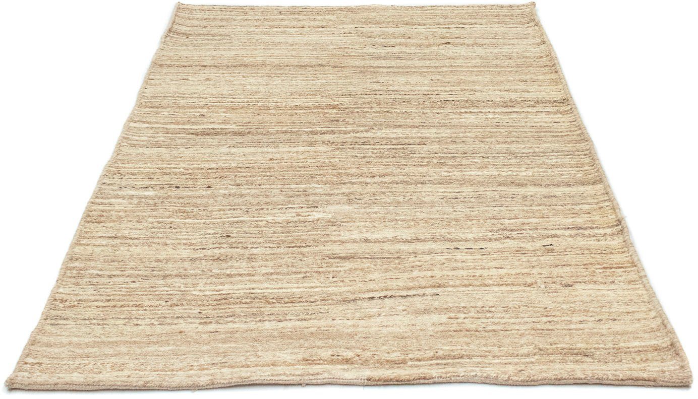 Wollteppich Gabbeh Teppich handgeknüpft beige, morgenland, rechteckig, Höhe: 18 mm, handgeknüpft von morgenland