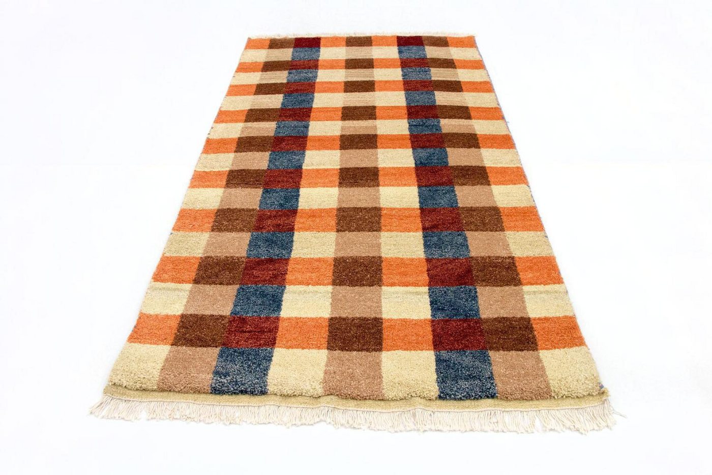 Wollteppich Gabbeh Teppich handgeknüpft mehrfarbig, morgenland, rechteckig, Höhe: 18 mm, handgeknüpft von morgenland