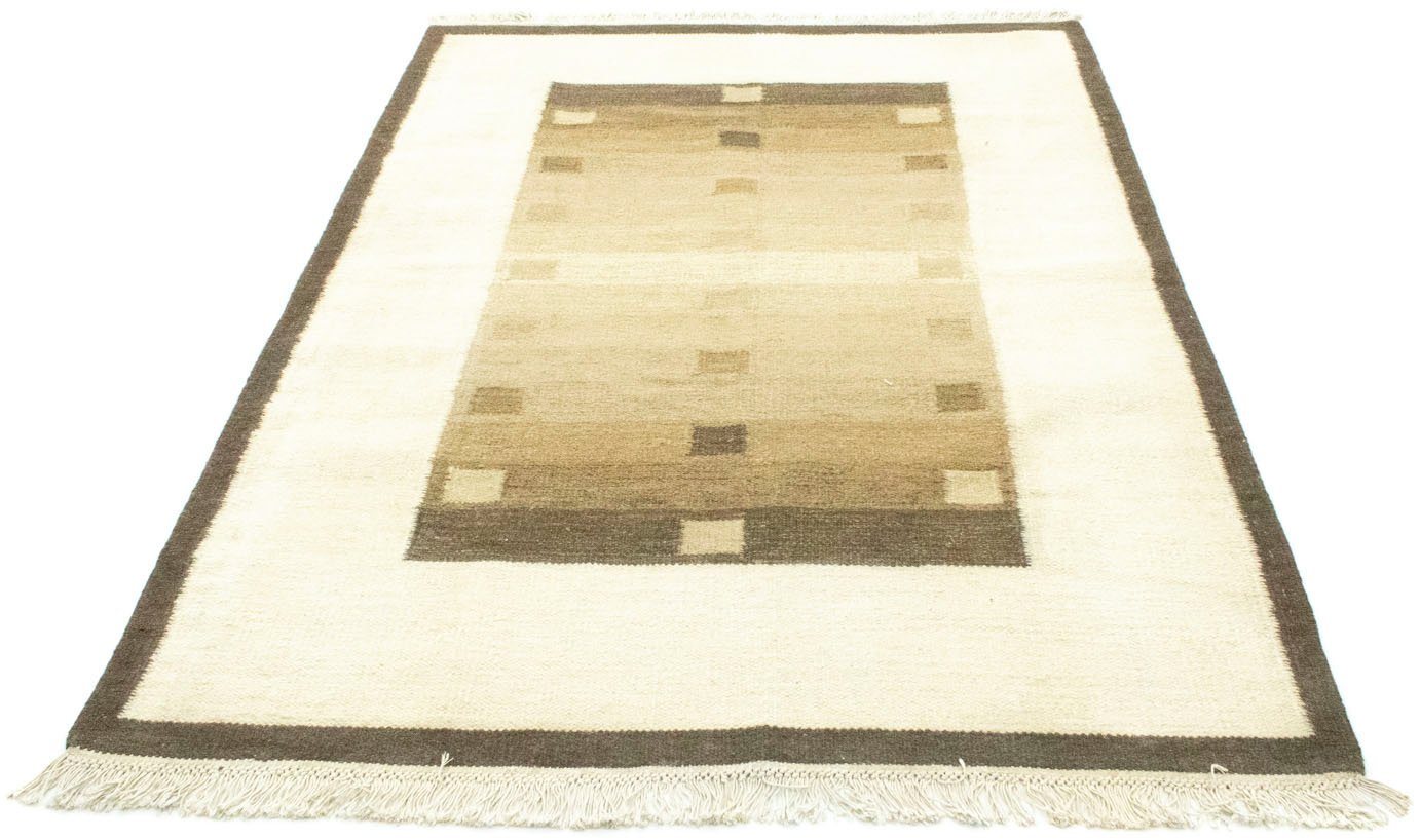 Wollteppich Kelim Teppich handgeknüpft beige, morgenland, rechteckig, Höhe: 6 mm, handgeknüpft von morgenland