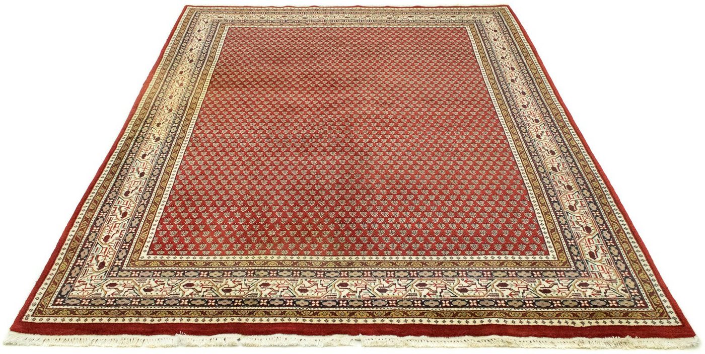 Wollteppich Mir Teppich handgeknüpft rot, morgenland, rechteckig, Höhe: 11 mm von morgenland