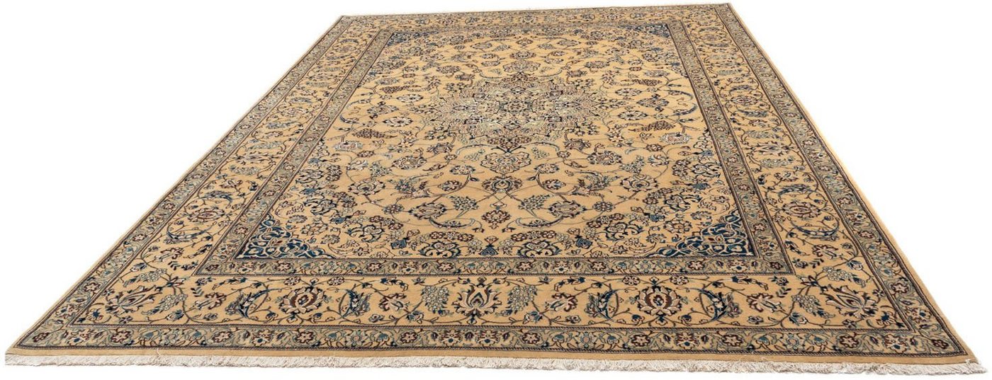 Wollteppich Nain 9la Medaillon Marrone chiaro 343 x 242 cm, morgenland, rechteckig, Höhe: 6 mm, Unikat mit Zertifikat von morgenland