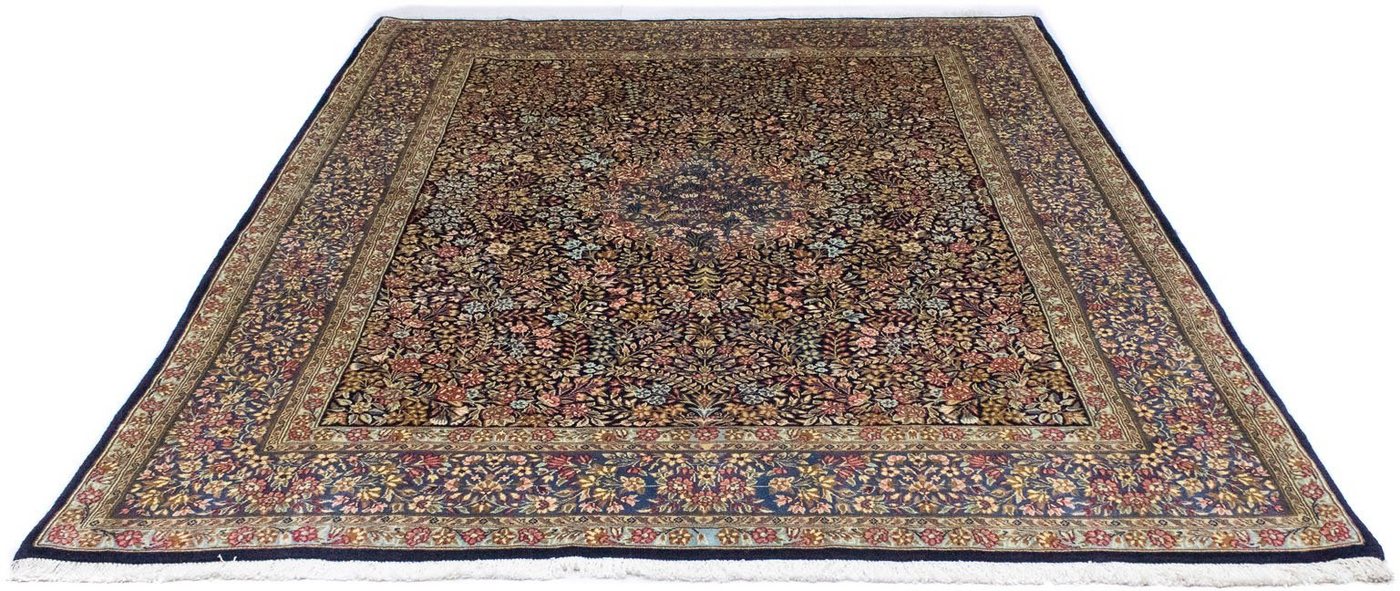 Wollteppich Rafsanjan Teppich handgeknüpft blau, morgenland, rechteckig, Höhe: 7 mm von morgenland