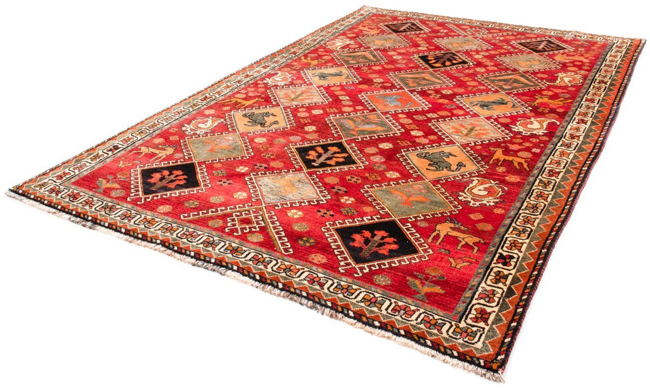 Wollteppich Shiraz Nomadisch Rosso 289 x 205 cm, morgenland, rechteckig, Höhe: 10 mm, Unikat mit Zertifikat von morgenland