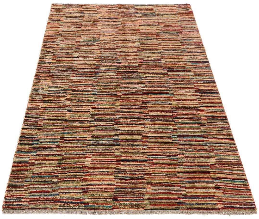 Wollteppich Streifen Multicolore 178 x 119 cm, morgenland, rechteckig, Höhe: 8 mm, Handgeknüpft von morgenland