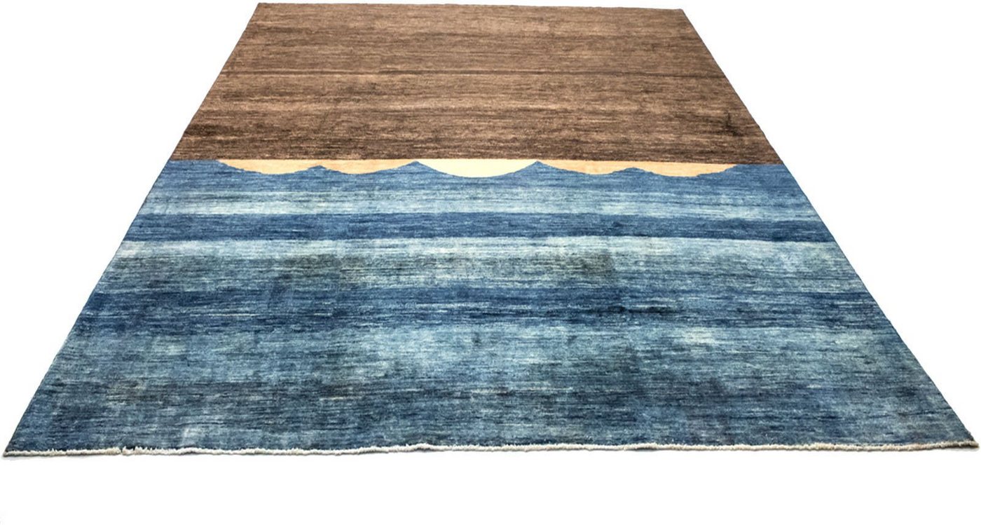 Wollteppich Ziegler Modern Teppich handgeknüpft mehrfarbig, morgenland, rechteckig, Höhe: 7 mm, handgeknüpft von morgenland