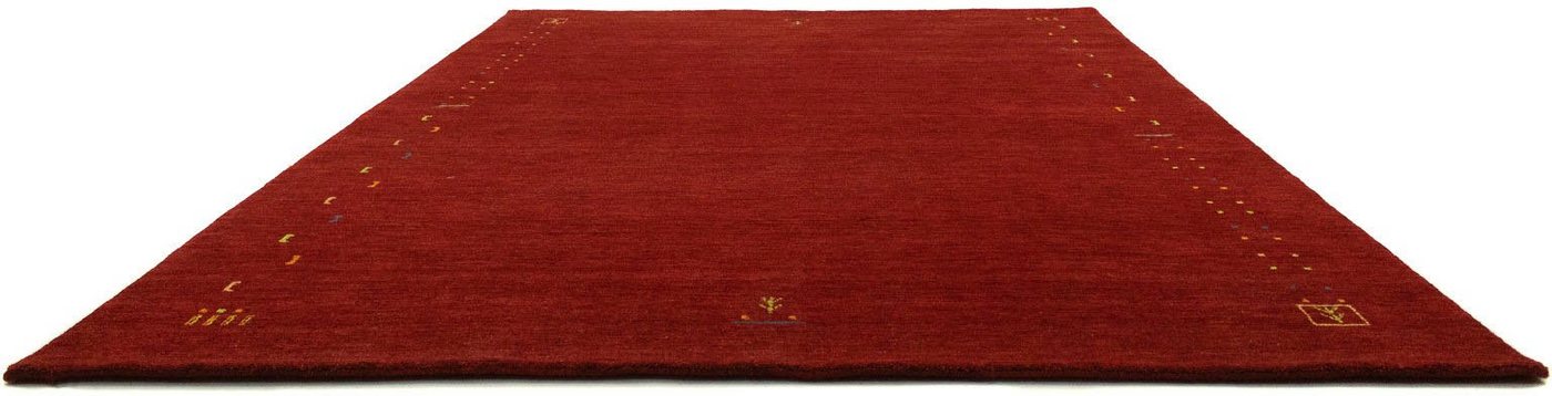 morgenland Wollteppich GABBEH FEIN FENTH, rechteckig, Höhe: 18 mm, reine Schurwolle bunte Bordüre, Wohnzimmer morgenland Wollteppich GABBEH FEIN FENTH, rechteckig, Höhe: 18 mm, reine Schurwolle bunte Bordüre, Wohnzimmer von morgenland