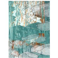 Fisch 3 | Einer Aus Triptychon, Marine Kunst, Mintfarbener Kunstdruck, Lebendige, Limitierte Kunst, Wanddekoration Für Gemütliches Zuhause von morinaARTdesign