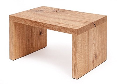 moritzhome Schemel Eiche rustikal mit vielen Astlöchern, Massivholzschemel moritzhome Schemel Eiche rustikal mit vielen Astlöchern, Massivholzschemel von moritzhome