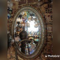 Ovaler Mosaik-Spiegel von mosaicandglassdesign
