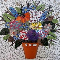 Ein Einzigartiges Stück Mosaikkunst; Personalisiertes Hochzeits - Oder Jahrestagsgeschenk; Für Haus Garten Ein Einzigartiges Stück Mosaikkunst; Personalisiertes Hochzeits - Oder Jahrestagsgeschenk; Für Haus Garten von mosaicsbyhippo