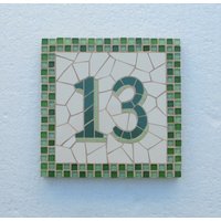 Hausnummer Mosaik Wetterfest Bordsteinappeal Hausnummer Mosaik Wetterfest Bordsteinappeal von mosaicsbyhippo