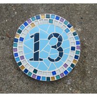 Mosaik Hausnummer, Gemacht, Um Mit Einer Vielzahl Von Größen, Farben Und Designs Erhältlich | Chat Auf Convo Zu Diskutieren von mosaicsbyhippo
