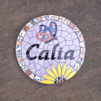 Mosaik-Schild, Namensplakette; Verschiedene Größen Und Designs Für Besondere Anlässe Mit Der Familie, Zu Hause Oder Im Geschäft von mosaicsbyhippo