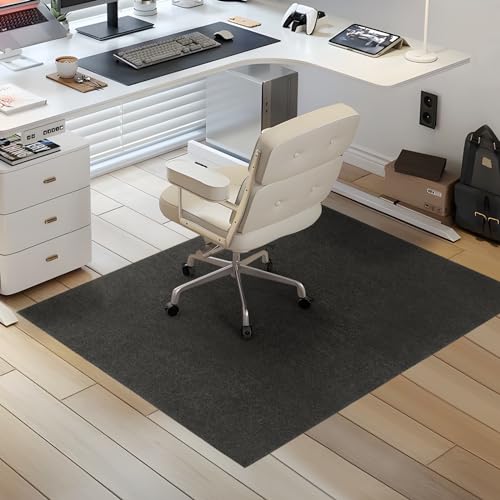 mosegor Bodenschutzmatte 132 x 112 cm, 4 mm Dick Bürostuhl Unterlage für Hartböden, rutschfeste Schreibtischstuhl Teppich Selbstliegend Teppichschutzpolster für Heim Arbeitszimmer Büro 1.47 ㎡ mosegor Bodenschutzmatte 132 x 112 cm, 4 mm Dick Bürostuhl Unterlage für Hartböden, rutschfeste Schreibtischstuhl Teppich Selbstliegend Teppichschutzpolster für Heim Arbeitszimmer Büro 1.47 ㎡ von mosegor