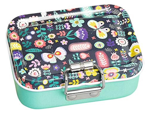 moses 26213 Mini Büro Flower & Friends in Metall-Dose - Verschiedene Designs von moses