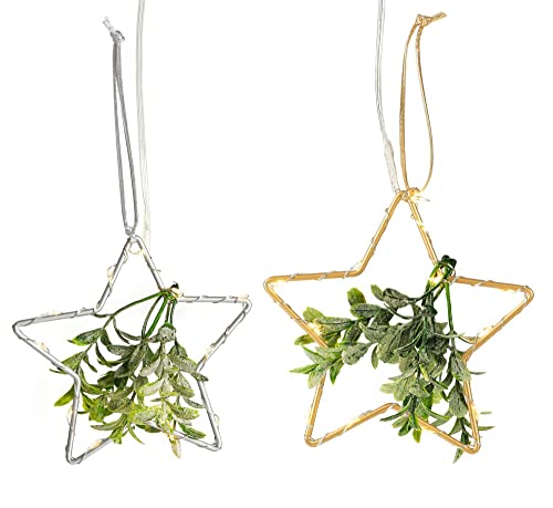 moses 2er Set Hängender Schmuck Sternenlicht Klassisch Weihnachten von moses