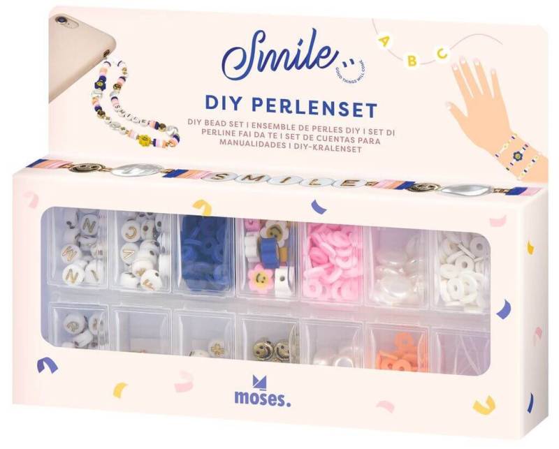 moses Bastelperlen Smile DIY-Perlenset von moses