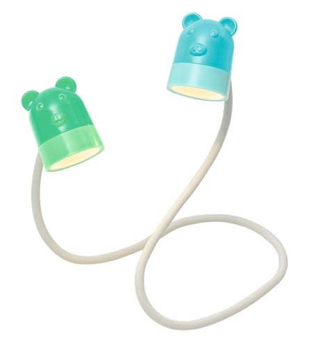 moses. Flexi-Leselicht bunte Tierfreunde, Leselampe mit 2 Led-Lampen, Kindertaschenlampe zum Umhängen, Dreh-, roll- und biegbare Buchlampe für Kinder von moses