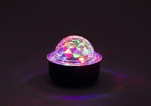 moses. Kleines USB-Discolicht, Partylicht für Kinder mit Musikerkennung, akkubetriebenes Discolicht für Kinderdisco und Kindergeburtstage, Cooles Party-Gadget für zuhause von moses